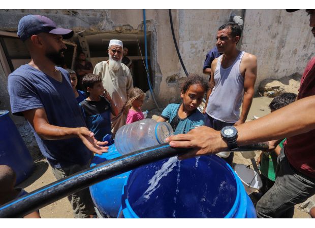 Human Rights Watch claims Israel is committing genocide in Gaza through intentional water restrictions.