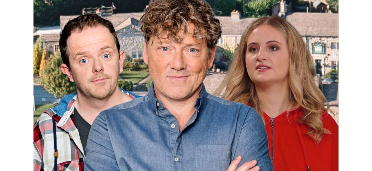 Who is Amelia's father, Daz, on Emmerdale and what role does Dan play?