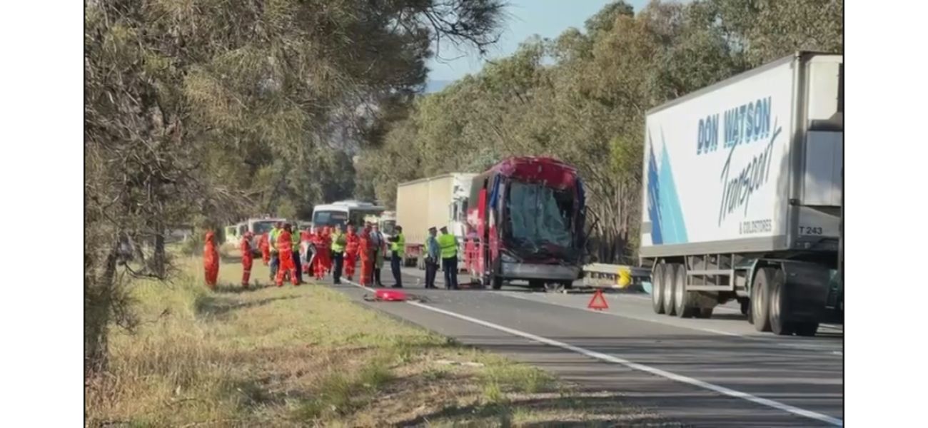 A bus driver passed away and 12 passengers were hurt due to collision in regional New South Wales.