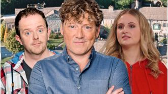 Who is Amelia's father, Daz, on Emmerdale and what role does Dan play?