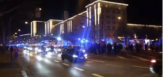 Police detain individual responsible for driving a vehicle into a busy holiday market, causing chaos and injuries.