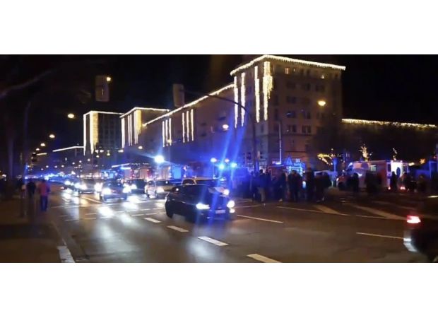 Police detain individual responsible for driving a vehicle into a busy holiday market, causing chaos and injuries.