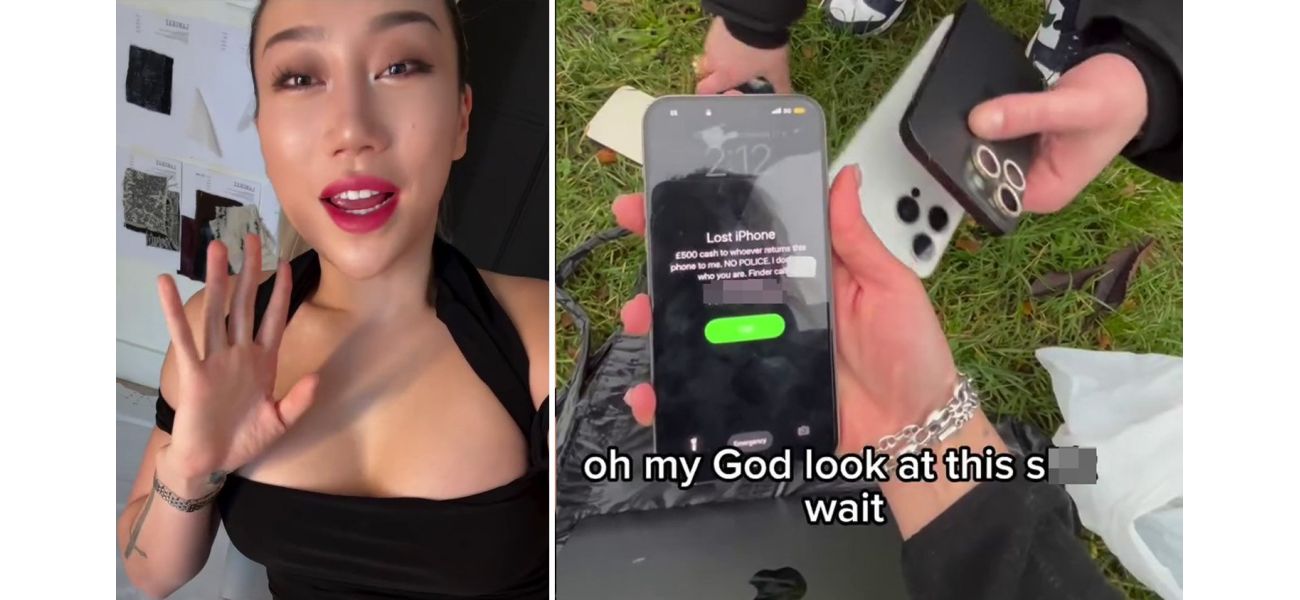 A woman pursues phone thieves and discovers where they hide stolen items.