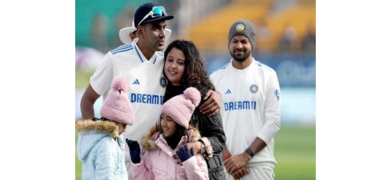 Ashwin's unexpected retirement prompts emotional tribute from his wife.
