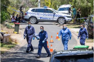 Police arrested a man on murder charges after he reportedly attempted to break into a home but instead ended up killing someone.