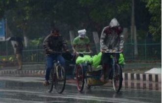 Heavy rain caused by depression hits multiple areas in Odisha.