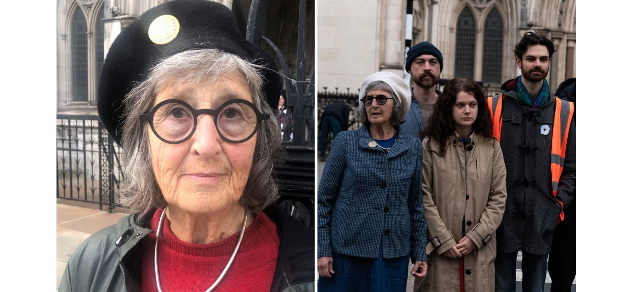 77-year-old protestor jailed again due to small wrists preventing tag placement.