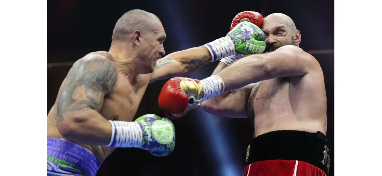 Joshua disagrees with the judges' decision in the Usyk vs Fury fight.