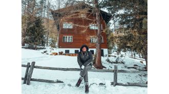 I was at the famous Christmas song video shoot with permanent snow.