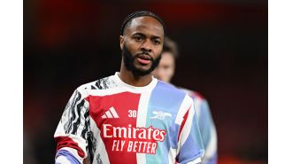 Raheem Sterling not included in Arsenal lineup for game against Crystal Palace.