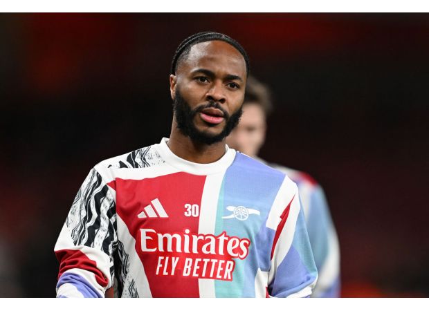 Raheem Sterling not included in Arsenal lineup for game against Crystal Palace.