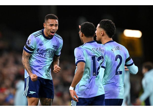 Arsenal manager praises improvement of player's performance this season.