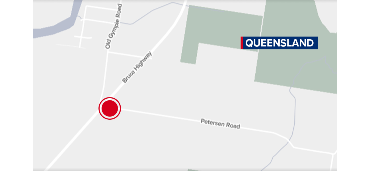 A motorcycle rider in critical condition after colliding with a horse on a highway in Queensland.