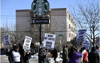 Unionized baristas in Denver strike with others around the country.