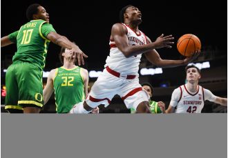 No. 10 Oregon dominates Stanford, who struggles with 3-point shooting at San Jose Tip-Off.