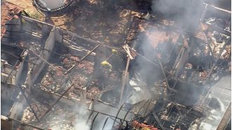 Child dies in house fire on a 40-degree day, tragic loss.