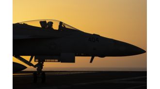 Two US Navy pilots were mistakenly attacked by friendly forces in the Red Sea.