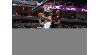 SDSU dominates Cal, limits them to 50 pts despite barely arriving at arena on time.