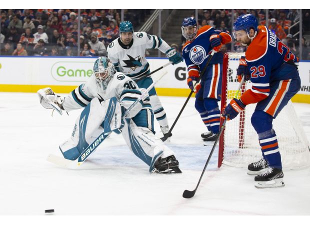 NHL rookie goalie for Sharks impresses despite defeat, proves he belongs in league.