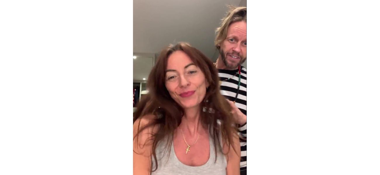 Davina McCall shows off scars a month after unexpected brain surgery.
