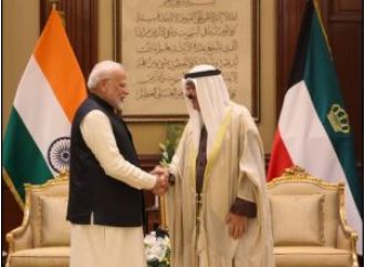 India and Kuwait take their relationship to a higher level by establishing a strategic partnership after discussions between PM Modi and key Kuwaiti leaders.
