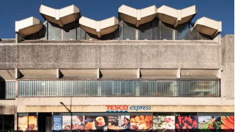 A Tesco Express store has an unexpected hidden gem located on top of it.