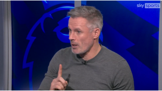 Jamie Carragher cautions Arsenal and Chelsea after Liverpool's dominant win against Tottenham.