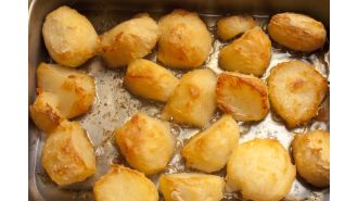 Learn the secret to making consistently crispy roast potatoes from Marcus Wareing.