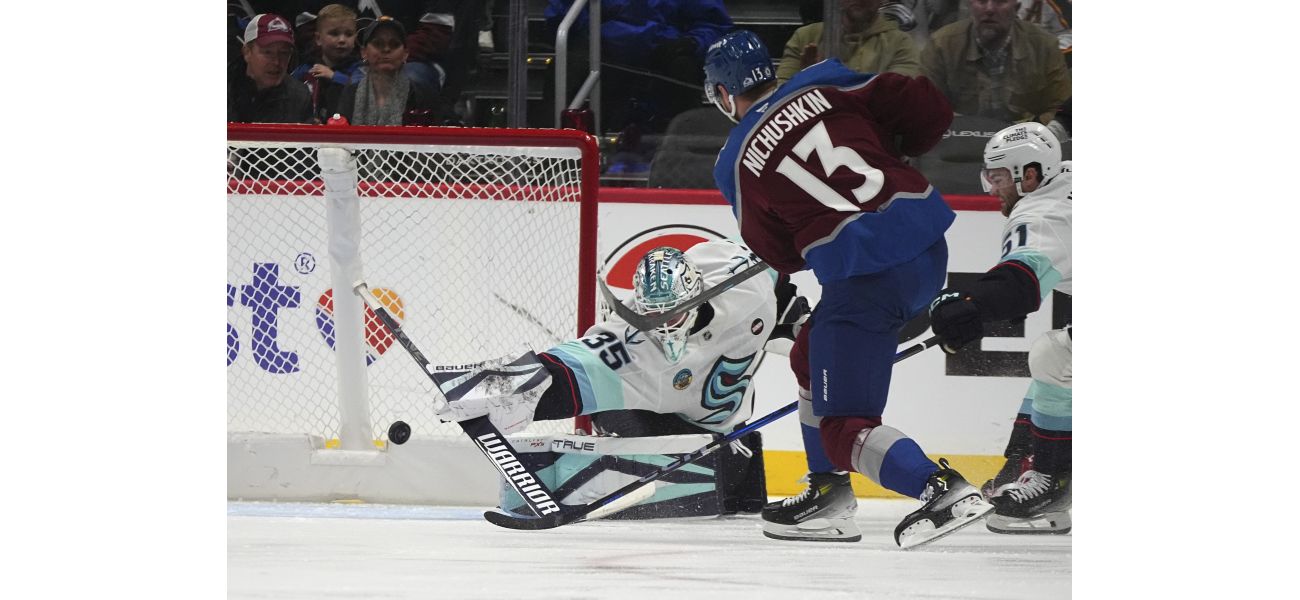 Kiviranta and the Avalanche defeat the Kraken, earning their seventh win in nine games before the holiday break.