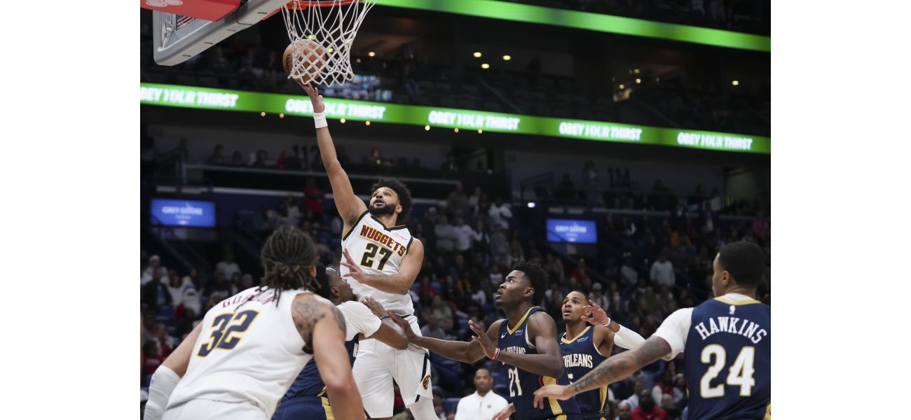 Nuggets' Murray leads team to OT victory with 17-point comeback against Pelicans, displaying clutch performance once again.