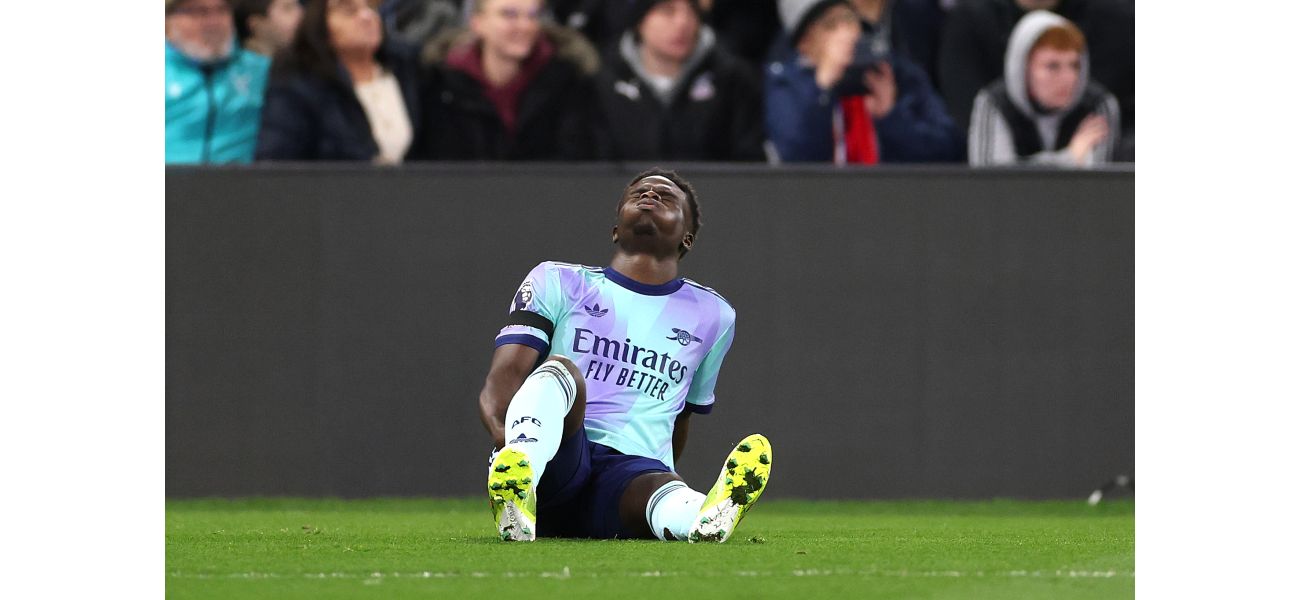 Former Arsenal player Les Ferdinand suggests that Bukayo Saka's injury is a result of the club's training methods.