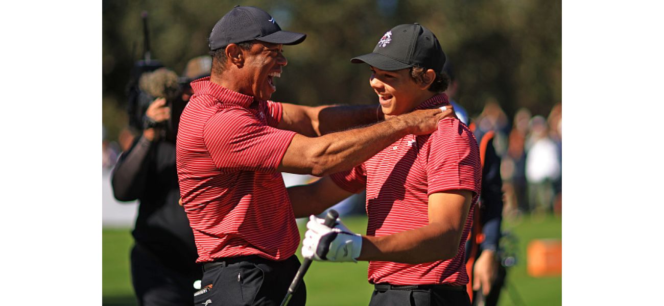 Tiger Woods predicts future success for son Charlie, 15, following impressive hole-in-one.