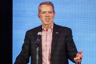 NE governor hospitalized after being thrown from horse.
