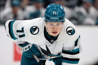 Sharks' trainer Celebrini is about to fulfill a lifelong dream, saying it feels unreal.