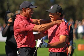 Tiger Woods predicts future success for son Charlie, 15, following impressive hole-in-one.