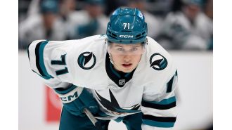 Sharks' trainer Celebrini is about to fulfill a lifelong dream, saying it feels unreal.