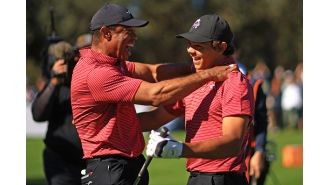 Tiger Woods predicts future success for son Charlie, 15, following impressive hole-in-one.