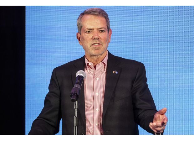 NE governor hospitalized after being thrown from horse.