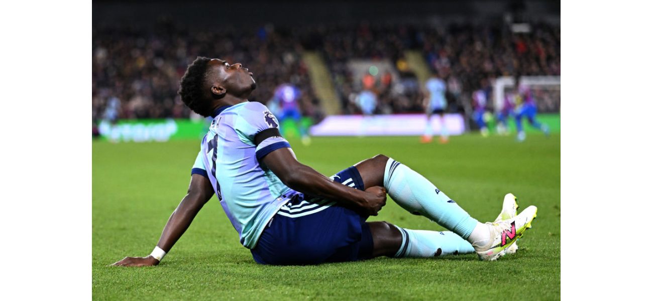 Arsenal's Bukayo Saka will be sidelined for several weeks, causing him to potentially miss upcoming games, according to manager Mikel Arteta.