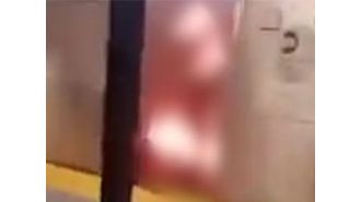 A woman was burned alive on a train by a killer who watched her suffer.