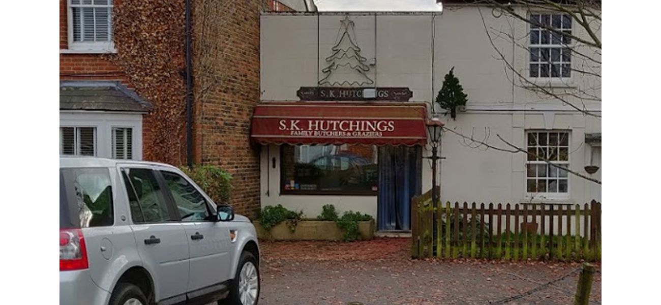 The theft of £2,000 in Christmas meat from a family-owned butcher's shop.