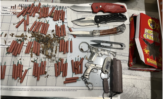 Person stopped at LAX for carrying 82 fireworks in their carry-on.
