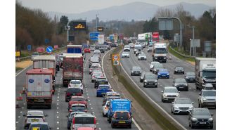 Large numbers of people are traveling on the roads for their last holiday trips before Christmas.