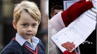 Prince George shares cute letter to Santa with his Christmas wishes.