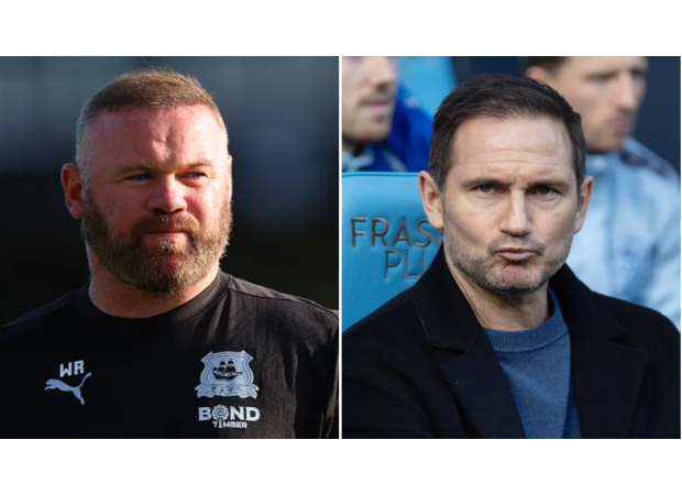 Lampard and Rooney prepare for Boxing Day match as they exchange messages.