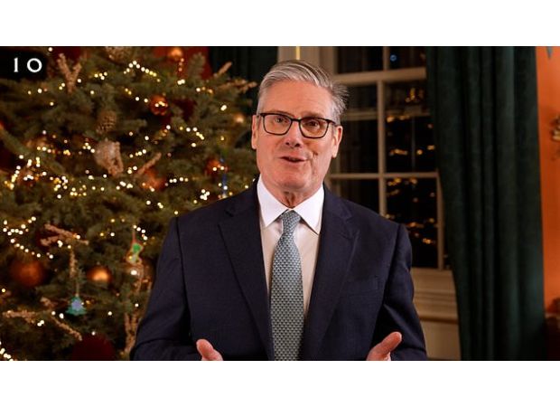 Starmer hopes for a positive and optimistic future in his Christmas message to the country.