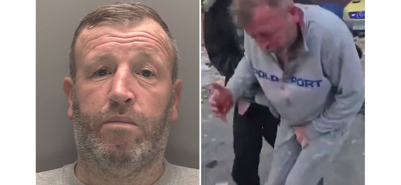 Man hit in groin with brick during riot sentenced to two years in jail.
