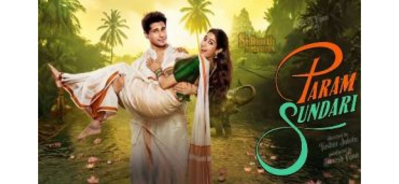 Sidharth and Janhvi's song 'Param Sundari' will be released on July 25, 2025.
