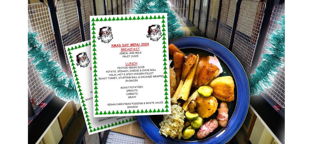 British prisoners receive vegetarian options for holiday meal