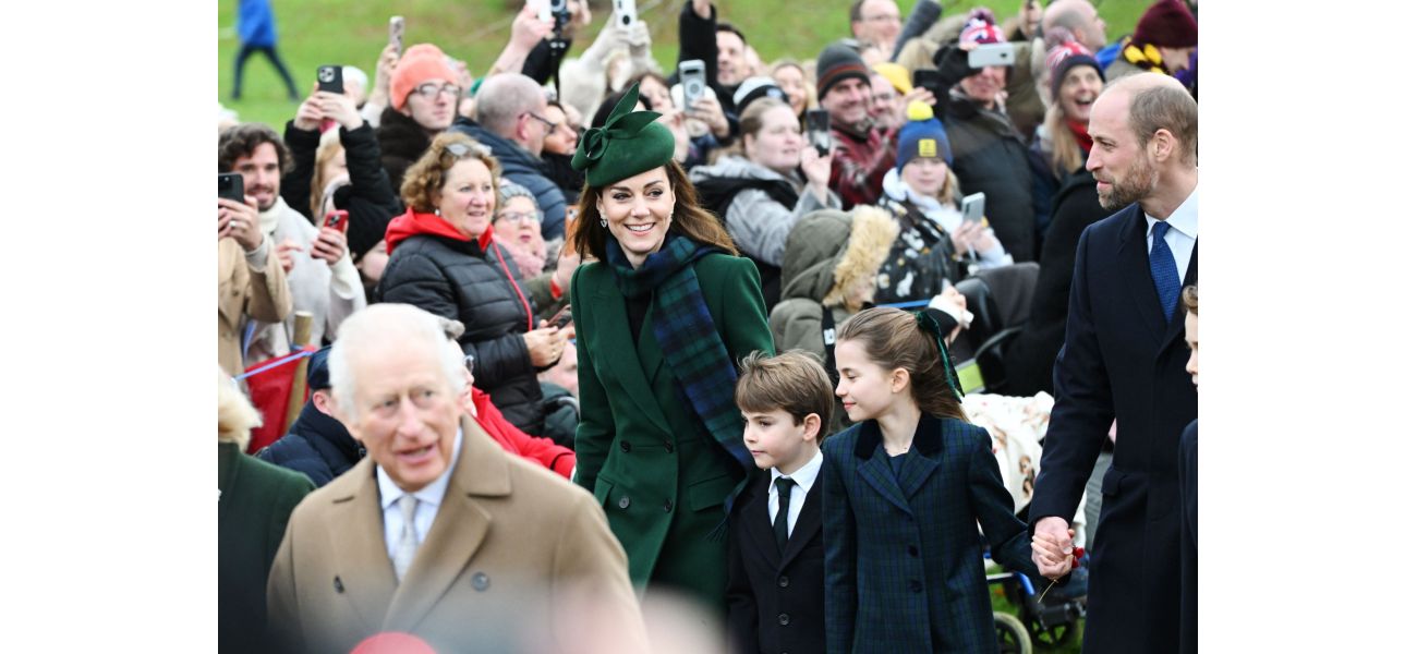 Kate Middleton wears green for Christmas church service in Sandringham.